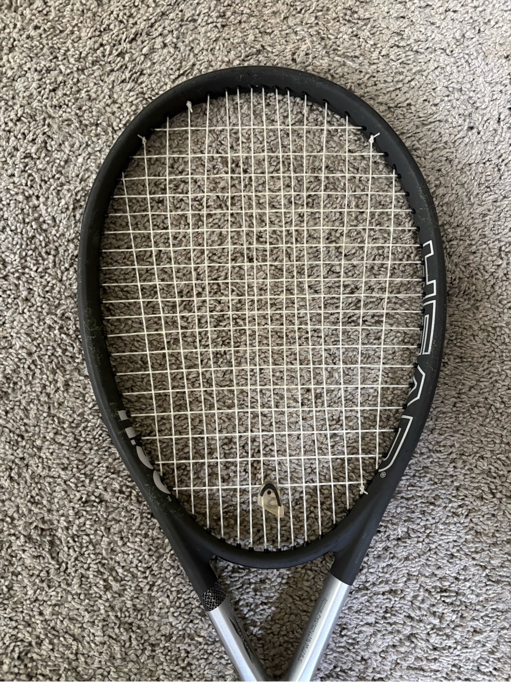 Head Black and Silver Tennis Racket - Classic Playability